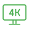 Brilliant 4K Ultra HD Visuals